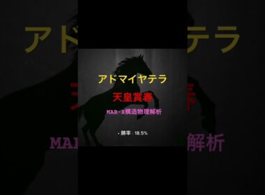 天皇賞春MAR-X構造物理解析#marchannel本編