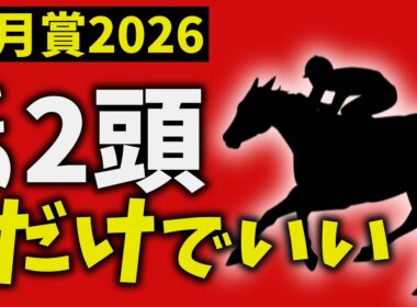 【皐月賞2026】鉄板の本命、激走の穴馬。この2頭だけでいい