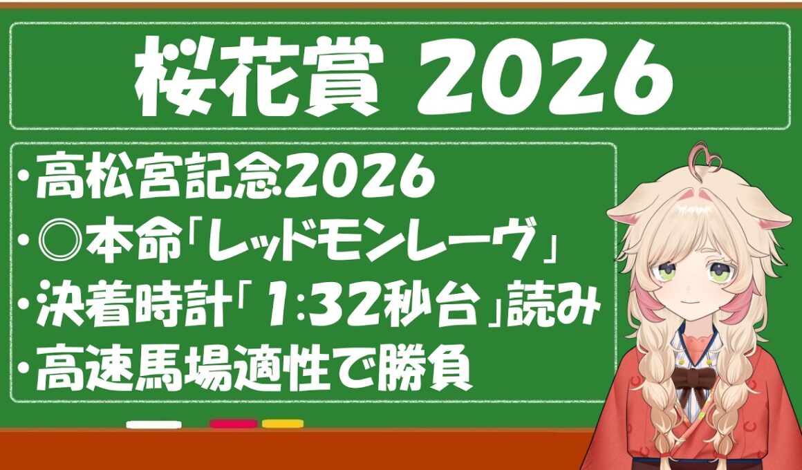 【桜花賞2026】注目馬紹介