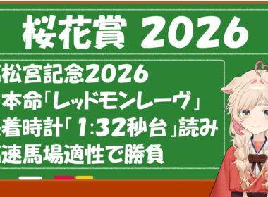 【桜花賞2026】注目馬紹介