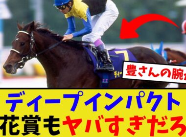 ディープインパクトの菊花賞、やっぱりヤバい…【競馬反応集】