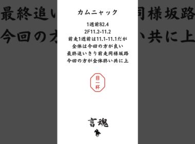 #競馬#競馬予想#2025 #オークス#優駿牝馬#調教#好調