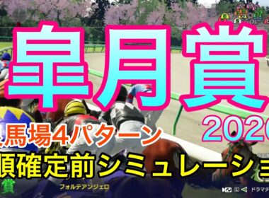 皐月賞2026 枠順確定前シミュレーション 《良馬場4パターン》【 競馬予想 】【 皐月賞2026 予想 】
