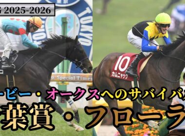 【POG2025-2026】いざダービー・オークスへ！青葉賞＆フローラS！注目馬 4頭を紹介！