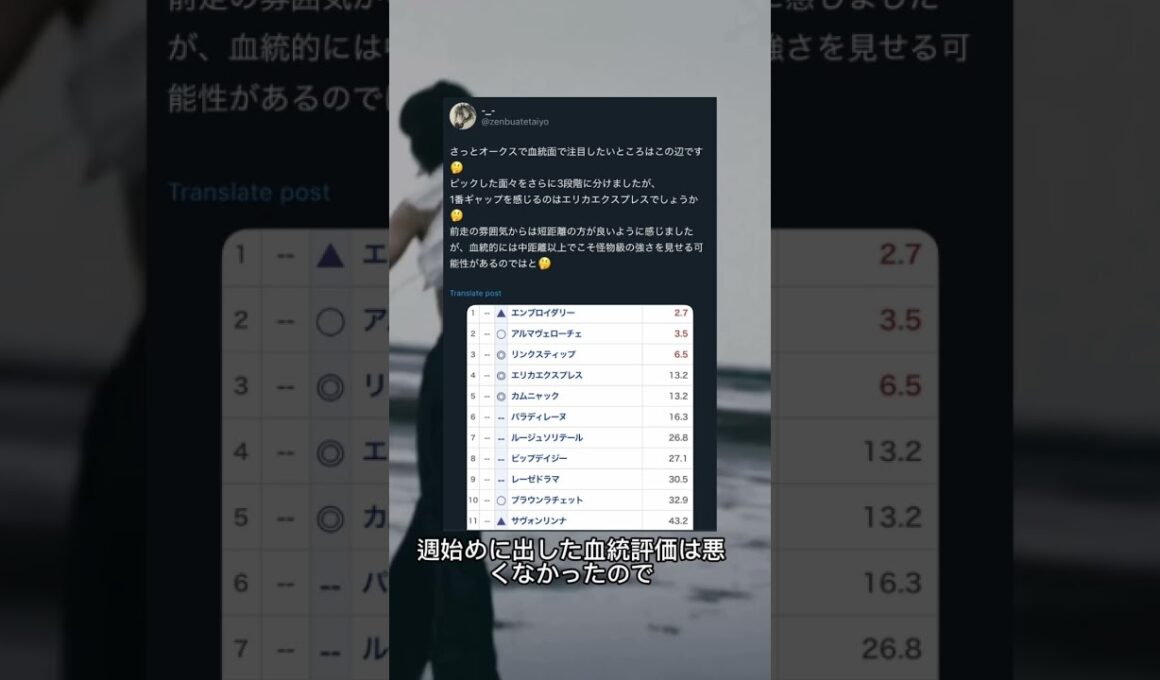 今週も全人馬無事でなによりです。 #オークス #優駿牝馬 #競馬 #競馬予想 #日本ダービー #馬券でパリコレ遠征費稼ぐモデル