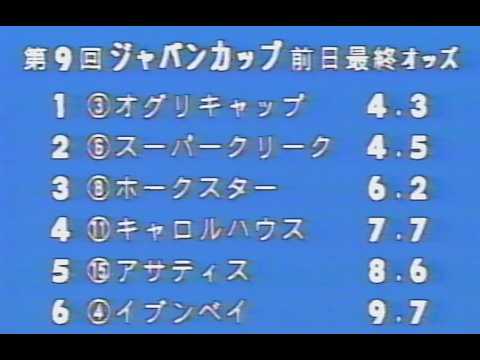 懐かしの「中央競馬ダイジェスト」1989年 JC前日