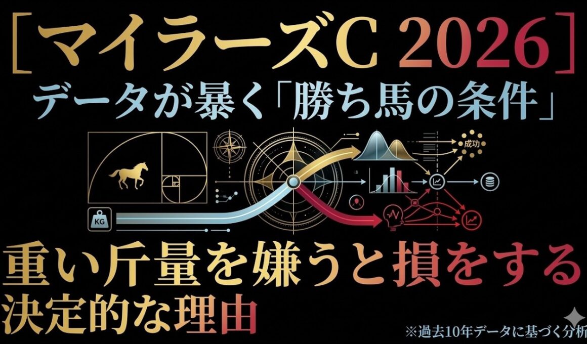 【マイラーズカップ 2026】データが暴く「勝ち馬の条件」／重い斤量を嫌うと損をする決定的な理由