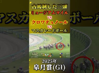 ミュージアムマイル【2025年皐月賞(GI)】#競馬 #shorts #皐月賞 #ミュージアムマイル #クロワデュノール