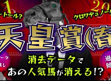 『2026 G1 天皇賞・春 消去データ & 過去傾向 』消去データから4頭残し！ 危険な人気馬は、あの馬！？