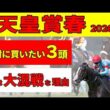 【天皇賞春2026】絶対に買いたい厳選３頭を推奨します！