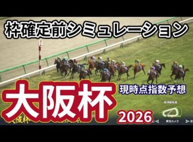 【大阪杯2026】【現時点指数予想Ver.】枠確定前シミュレーション 春の中距離王に輝くのは、現時点でのデータを元にシミュレーション予想！ #4097