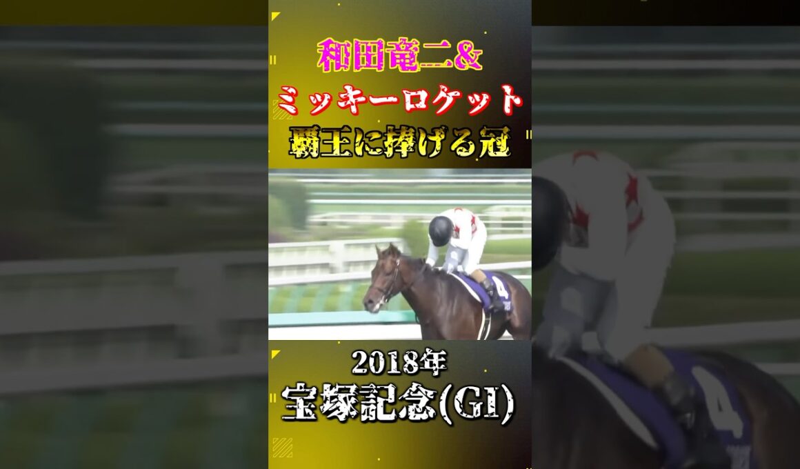 ミッキーロケット【2018年宝塚記念(GI)】#競馬 #shorts #宝塚記念 #和田竜二