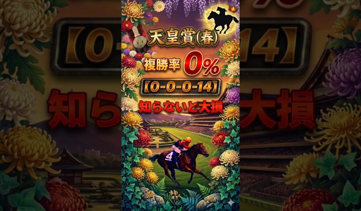 【天皇賞(春)...知らないと大損】#競馬予想 #競馬