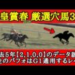【知らなきゃ損】天皇賞春2026厳選穴馬3頭！個人的1位評価はクロワデュノールら上位人気馬に勝つポテンシャルを秘めているあの馬！