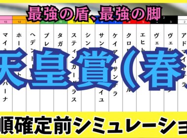 【天皇賞(春)2026】枠順確定前シミュレーション 最強の盾、最強の脚。淀の3200mで真実が明かされる。
