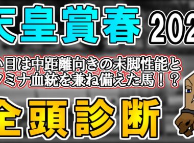 【天皇賞春2026 全頭診断】クロワデュノールの長距離挑戦は血統的に歓迎！？京都の長距離戦で輝くタイプとは…？ ～血統×タイム分析×レース回顧で見る全頭診断～【リュウタロウ/競馬Vtuber】