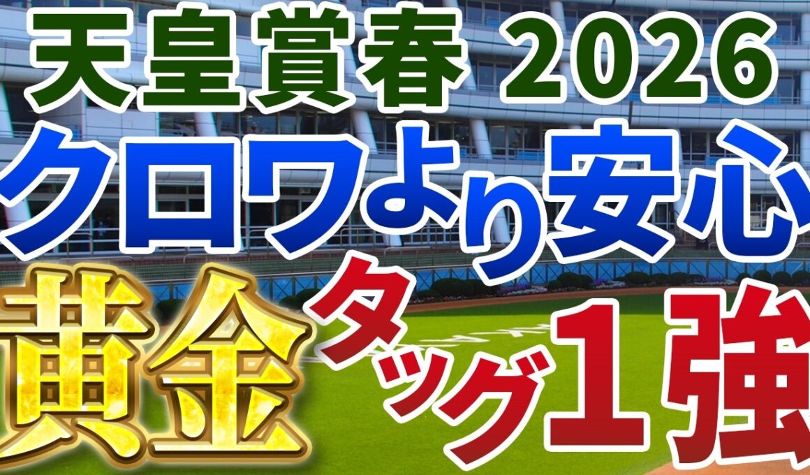 天皇賞春2026【絶対軸1頭】公開！クロワデュノールでもヘデントールでもない！人気サイドで最も安心して買える１強は？
