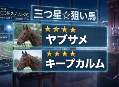 安田記念の前哨戦で万馬券を狙え！三つ星☆条件をクリアした「厳選二頭」を独占公開
