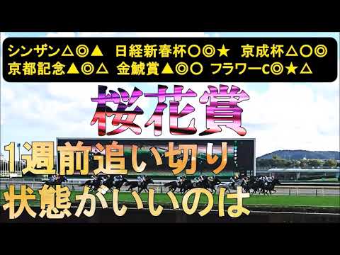 桜花賞2026　1週前追い切り　3歳戦だし調教は重要