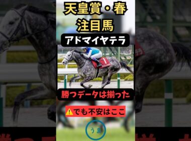 【天皇賞春2026】アドマイヤテラ徹底評価 #競馬 #競馬予想 #天皇賞春 #クロワデュノール #ヘデントール