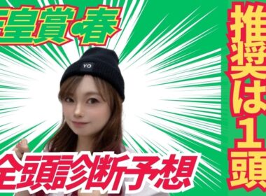 【天皇賞春2026】全頭診断から浮かぶ推奨馬馬はやはりこの1頭だけ【競馬予想】