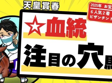 【天皇賞春2026】京都替わりで激走期待の“注目穴馬”とは｜上位人気＆注目穴馬解説