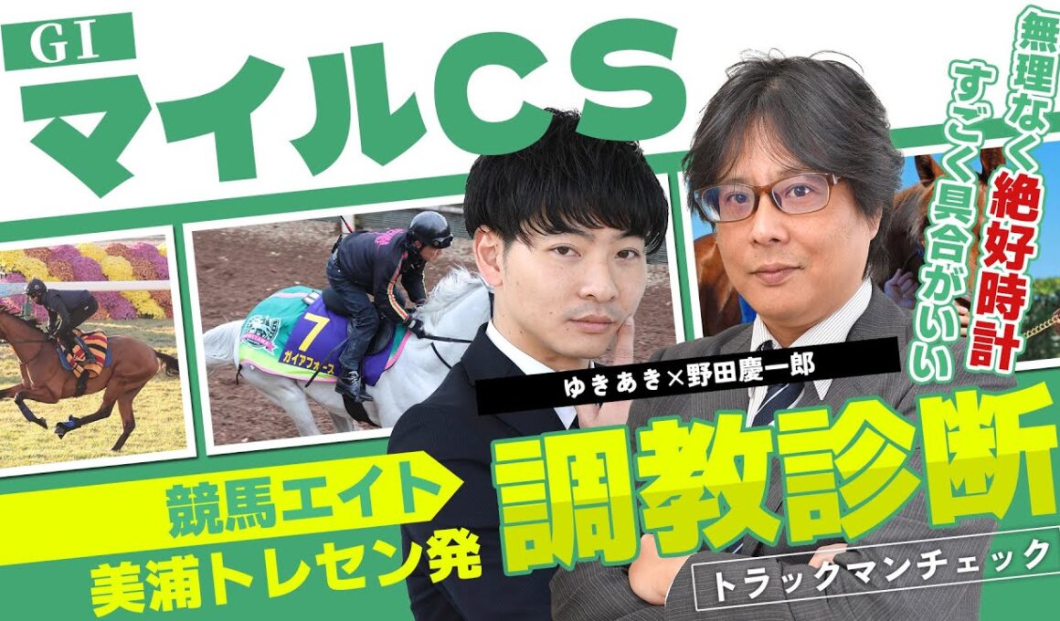 【競馬エイト調教診断】マイルCS（ゆきあき＆野田慶一郎）