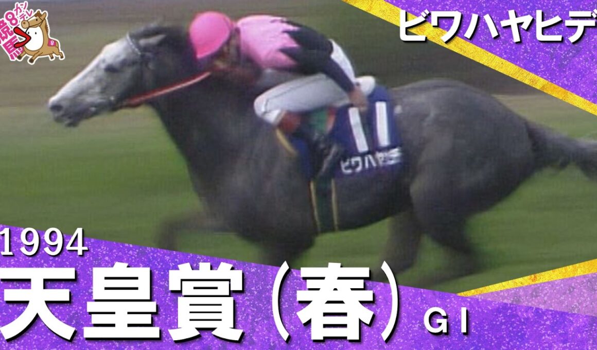 「弟ブライアンに次いで兄貴も強い！」1994年 天皇賞(春)ＧⅠ ビワハヤヒデ　実況：杉本清【カンテレ公式】