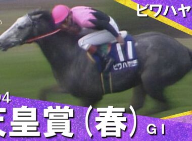 「弟ブライアンに次いで兄貴も強い！」1994年 天皇賞(春)ＧⅠ ビワハヤヒデ　実況：杉本清【カンテレ公式】