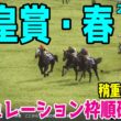 稍重馬場Ver.【天皇賞春2026】シミュレーション枠順確定版 当日の雨の影響によっては道悪になる可能性も！道悪を味方につけ栄光の天皇盾を手にするのはこの馬だ！！【競馬予想】