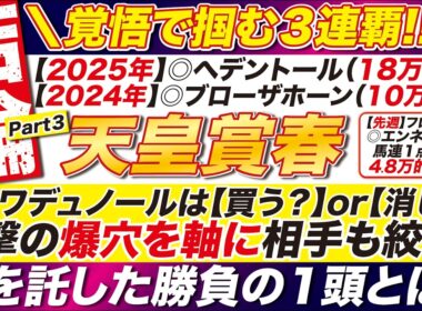 🎯４点に絞る！→【天皇賞春2026予想】クロワデュノールは【買う？】or【消し？】衝撃の爆穴を軸に相手も絞る！夢を託した勝負の１頭とは？