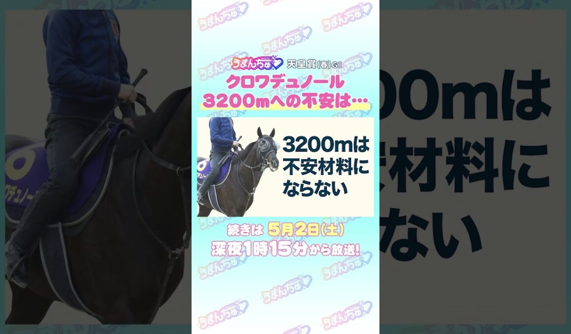 天皇賞(春) GⅠ トレセン直撃取材！ #競馬 #天皇賞 #天皇賞春  #クロワデュノール  #北村友一  騎手