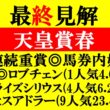 【天皇賞春 最終見解 2026】ユニコーンS◎〇▲決着！皐月賞からG1連勝へ！本命はアノ馬だ！！