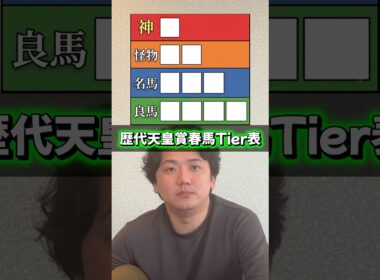【競馬】歴代天皇賞春馬Tier表！皆んなはどう作る？#shorts  #競馬  #天皇賞春