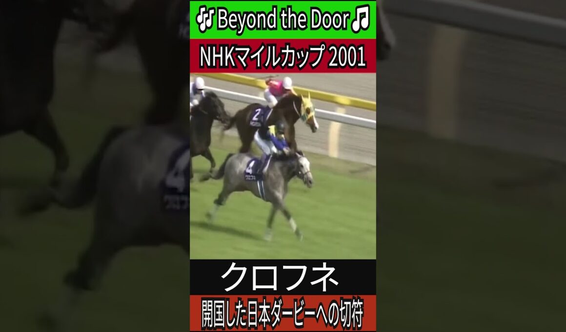 いざ、開国した日本ダービーへ 【NHKマイルカップ 2001】 クロフネ #NHKマイルカップ #クロフネ #武豊