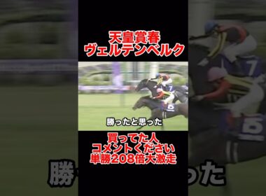 【天皇賞•春】ヴェルテンベルクがヤバすぎた#天皇賞春#天皇賞春2026#競馬#競馬好きと繋がりたい#競馬予想#ヴェルテンベルク#クロワデュノール#京都競馬場