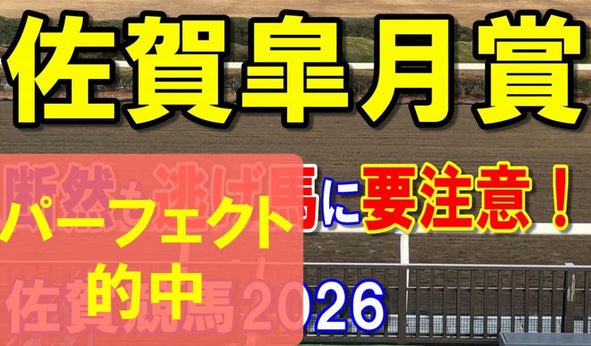 佐賀皐月賞２０２６【佐賀競馬予想】絶対はないと見て組み立てます