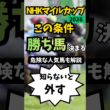 【NHKマイルカップ2026】この条件で勝ち馬決まる！#競馬 #競馬予想 #nhkマイルカップ #ダイヤモンドノット #カヴァレリッツォ