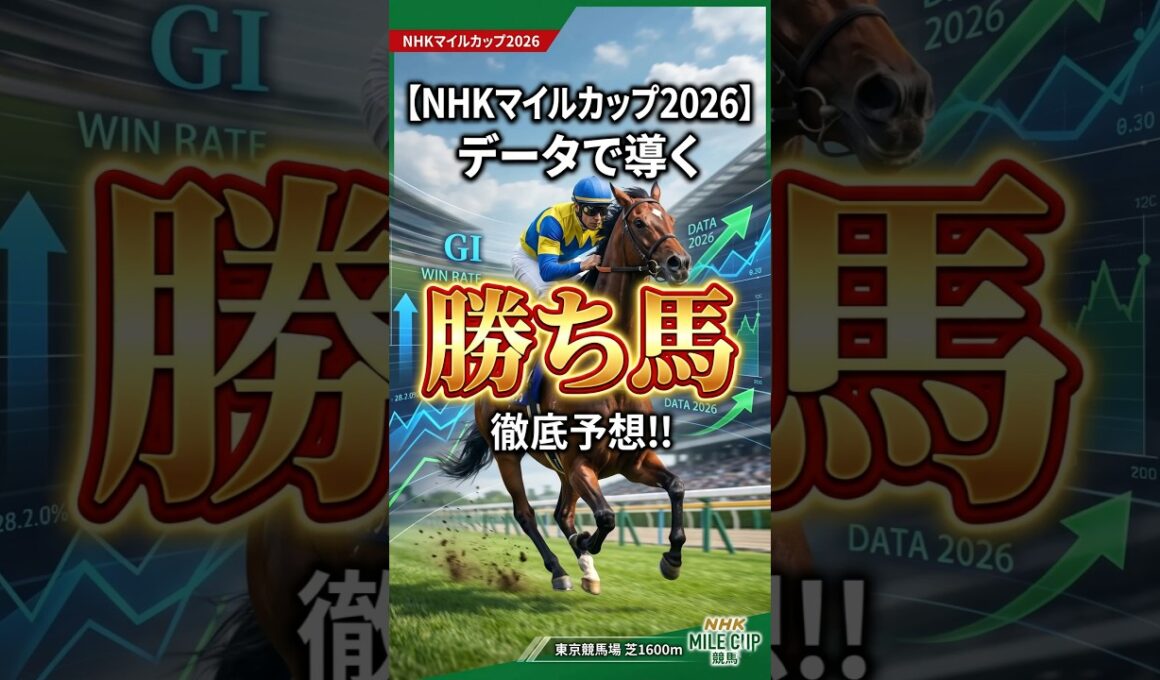 【NHKマイルカップ2026】データで導く勝ち馬