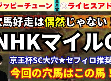 【NHKマイルC2026】先週大穴★セフィロを穴馬推奨！NHKマイルカップで人気落ち期待の穴馬を紹介！