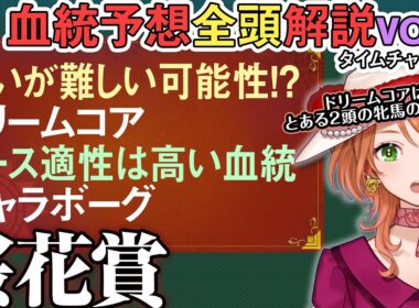 桜花賞 2026 ドリームコア良さはあれど近い血統から懸念も？ギャラボーグ前走度外視化！全馬血統解説vol.2 #四条大学血統ゼミ🏇🧬