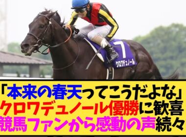 【春の天皇賞2026】クロワデュノール春天制覇でいつメン王者決定戦から脱却←ファンの反応が熱い【競馬】
