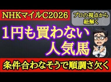 【NHKマイルカップ2026】危険な人気馬！ダイヤモンドノットやロデオドライブら想定上位人気4頭で不安材料によって一番飛びそうなのはあの馬！