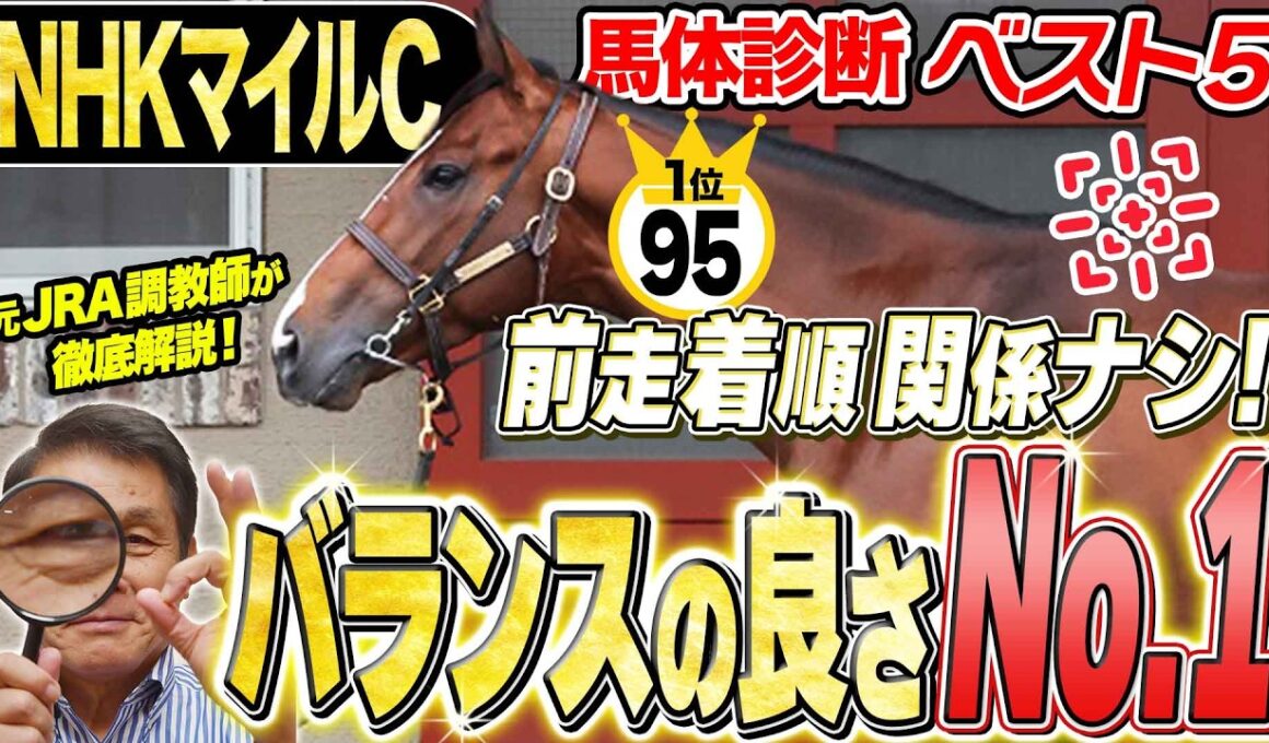 【NHKマイルC2026】前走着順は気にするな！1位の馬はバランスの良いマイラー体型！中村均元調教師が馬体診断ベスト５を発表 ！《東スポ競馬》