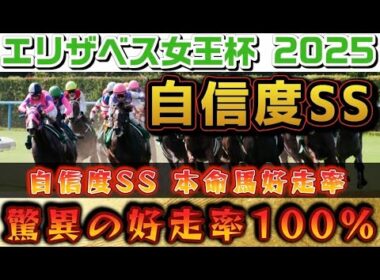 【エリザベス女王杯2025】自信度SS‼️G1 3連続的中なるか⁉️自信度SS好走率100%‼️