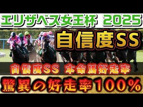 【エリザベス女王杯2025】自信度SS‼️G1 3連続的中なるか⁉️自信度SS好走率100%‼️