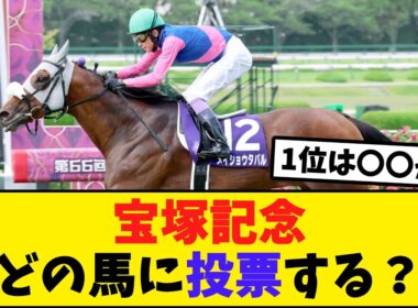 宝塚記念ファン投票がスタート！どの馬に投票する？【競馬反応集】