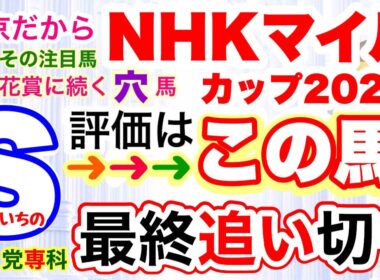 2026年春のG1【NHKマイルカップ】穴党専科しーいちの最終追い切り評価！注目の飛んで来るならの穴馬に作戦次第で一気に浮上の穴馬！