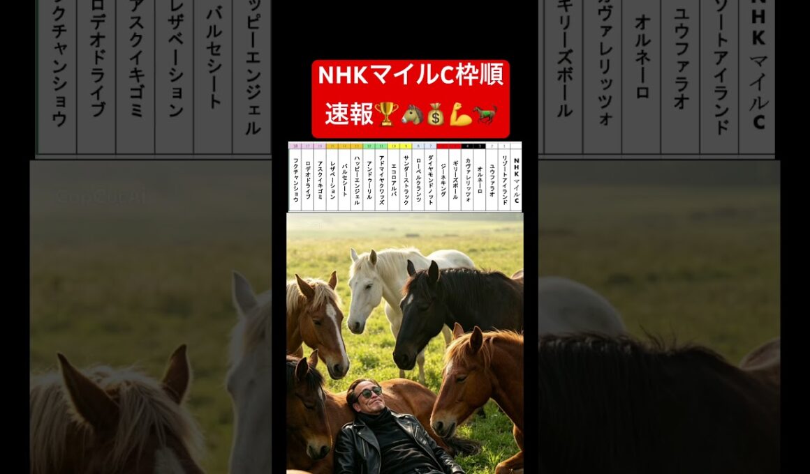 NHKマイルC枠順 #g1 #競馬予想