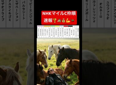 NHKマイルC枠順 #g1 #競馬予想